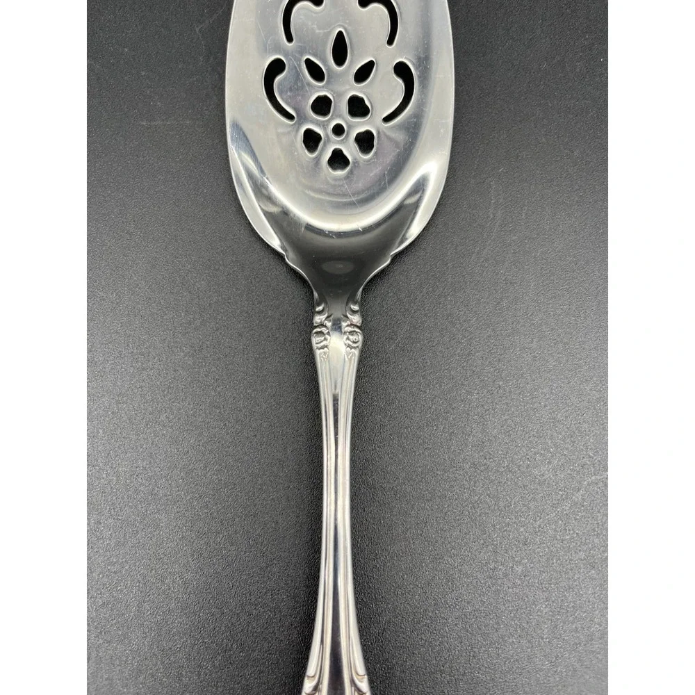 Pie Server Pierced Brahms Stainless By Oneida Silver